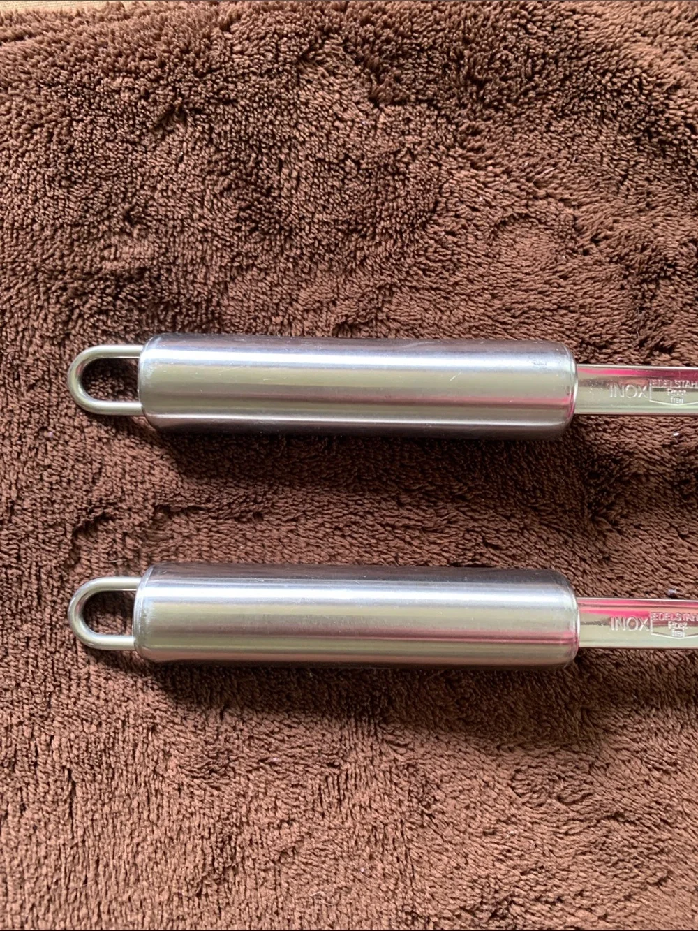 INOX stainless steel (18/8) spatulas (2) - in great condition!  👏🏻⭐️